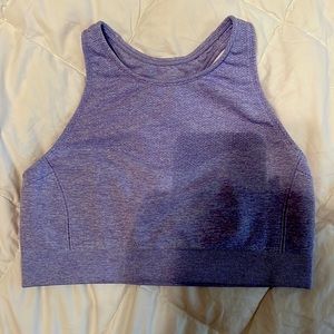 Purple workout top